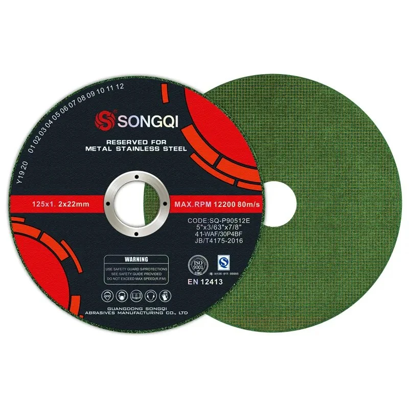 Disque abrasif à disque de coupe Songqi 125*1.2*22,23 mm 5 in