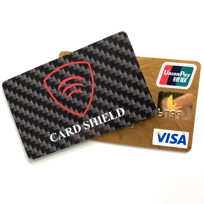 Cr80 Size RFID Shield Blocking Card for Security Protection