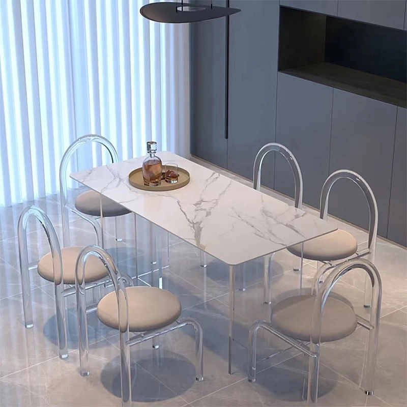 Nuevo estilo acrílico y colorido Cojín de silla de comedor Muebles