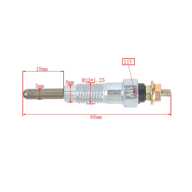 Zhiruo Forklift Parts Preheating Plug Ym129155-77800 for Yanmar 4D94e