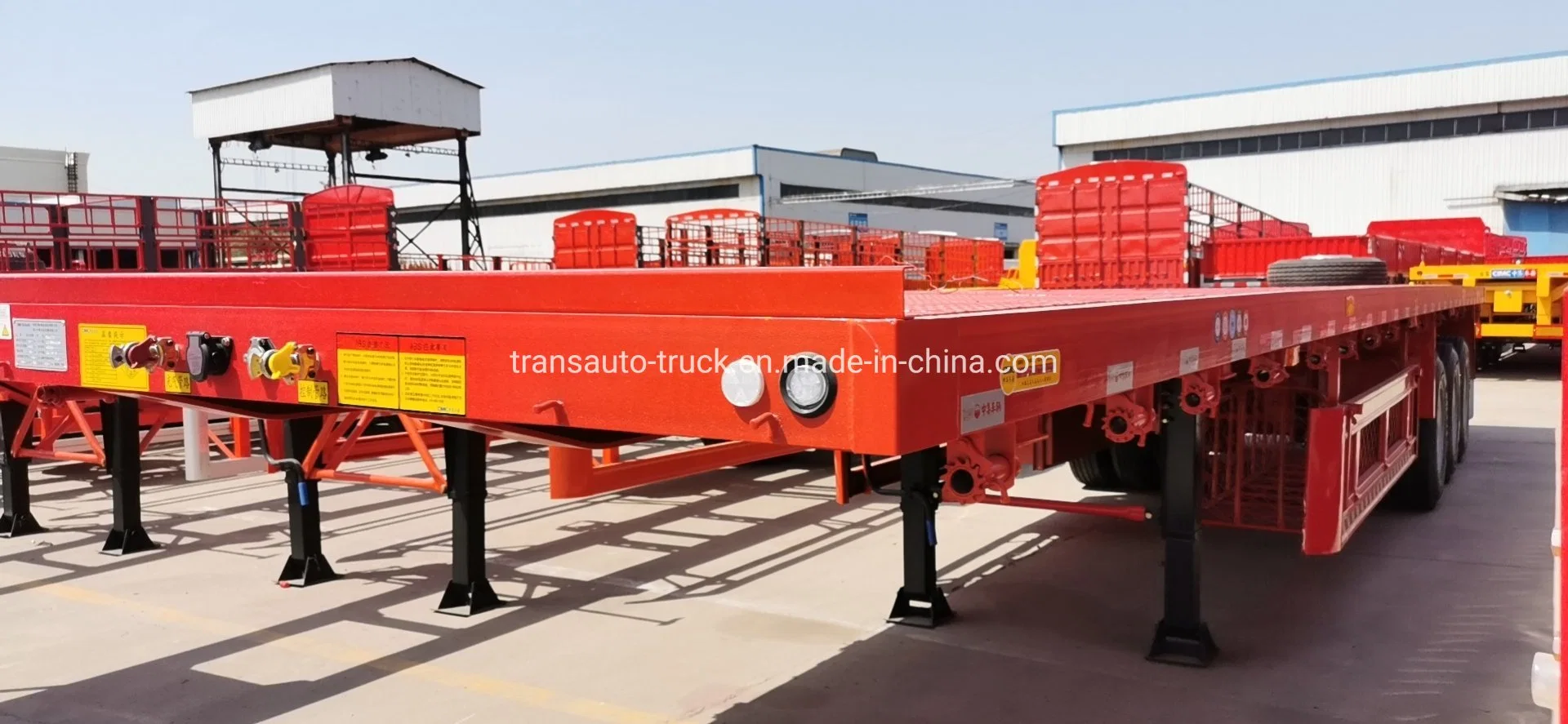 Factory Direct Selling 3 Axle 40 Tons Container Semi Trailer