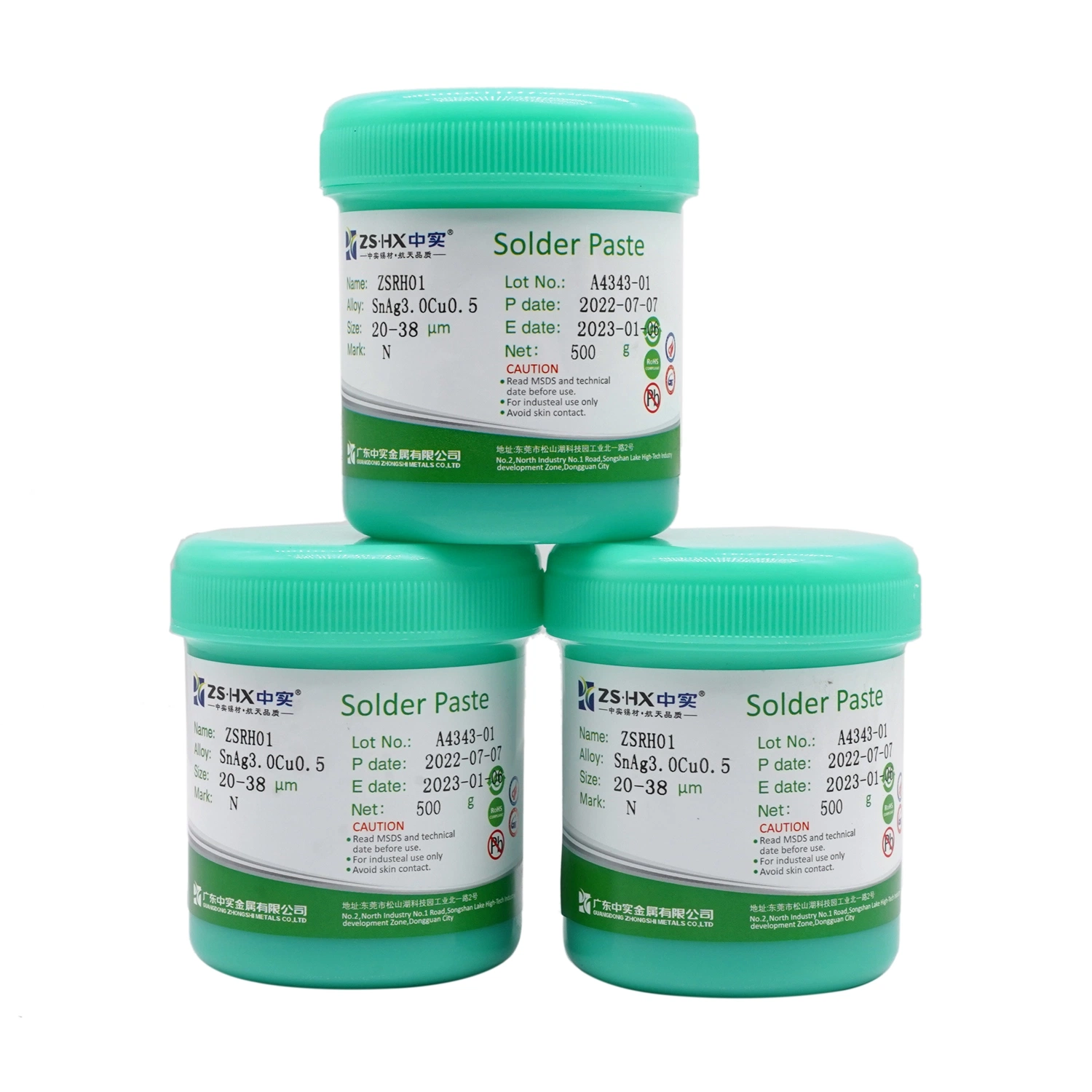 Low Melting Point Solder Paste for Welding Electrode