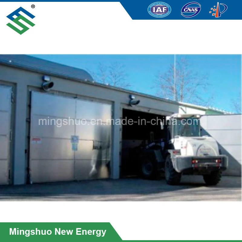 Dry Fermentation Biogas Plant for High Ts% Organic Waste Cow Dung