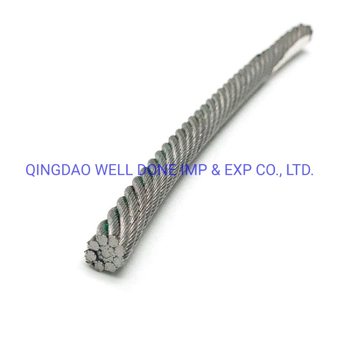 8*19s+FC 8*19s+Iwr 8*19W Galvanized Steel Wire Rope for Elevator