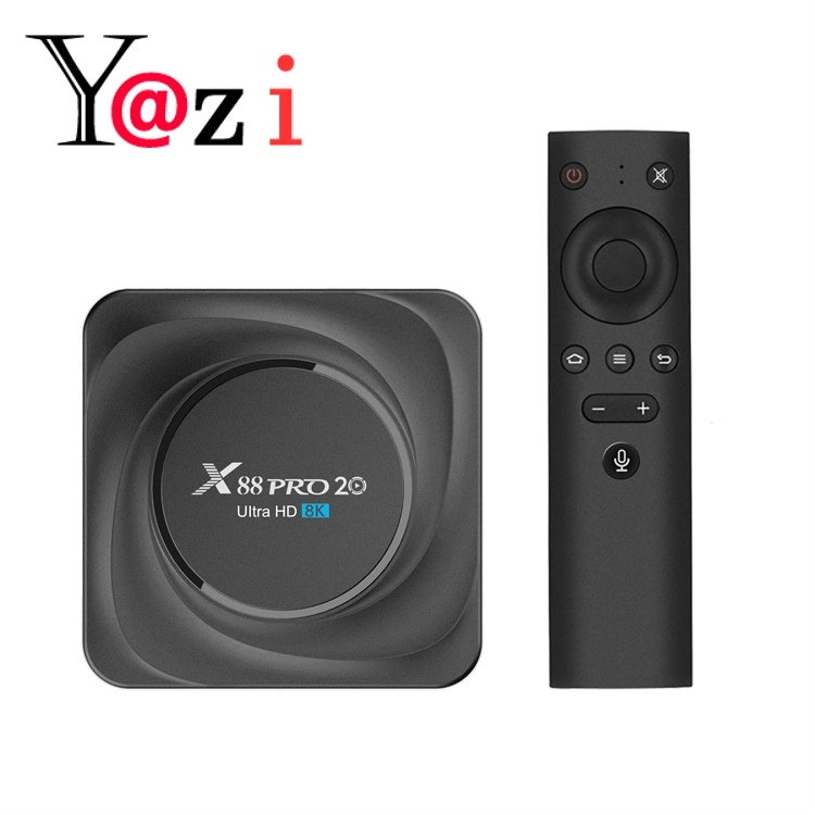 X88 PRO 20 RK3566 Android TV Box 11 8GB de RAM 128 GB de ROM de soporte 8K a 24fps 2.4G/5G WiFi Android TV Box 11