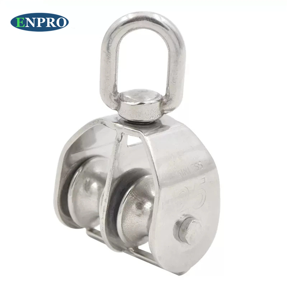 304 Stainless Steel Single Wheel Swivel Pulley Wire Rope Block