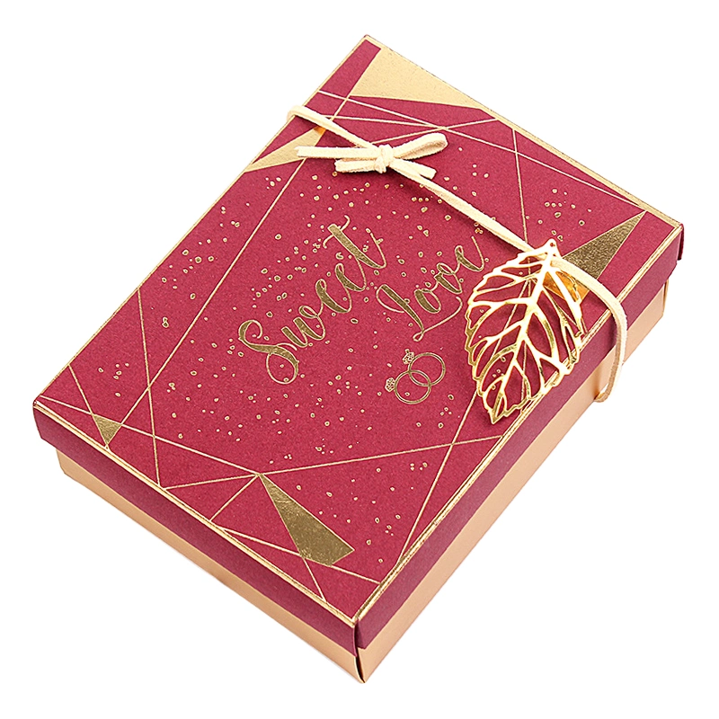 Custom Printed Logo Christmas Gift Boxes Decoration Luxury Christmas Packaging Gift Box