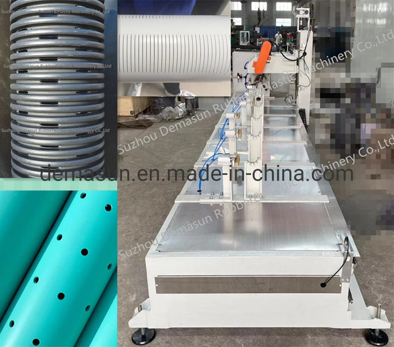 Upgrade Corrugated Pipe Perforator Machine Plastic Machine HDPE Pipe Slotting Machine Plastic Pipe Grooving Machine HDPE Pipe Perforator