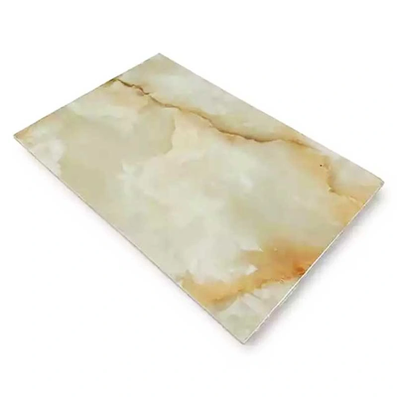 Building Material Waterproof PVC Wall Panel Marble Sheet for Interior Decoration From China Supplier