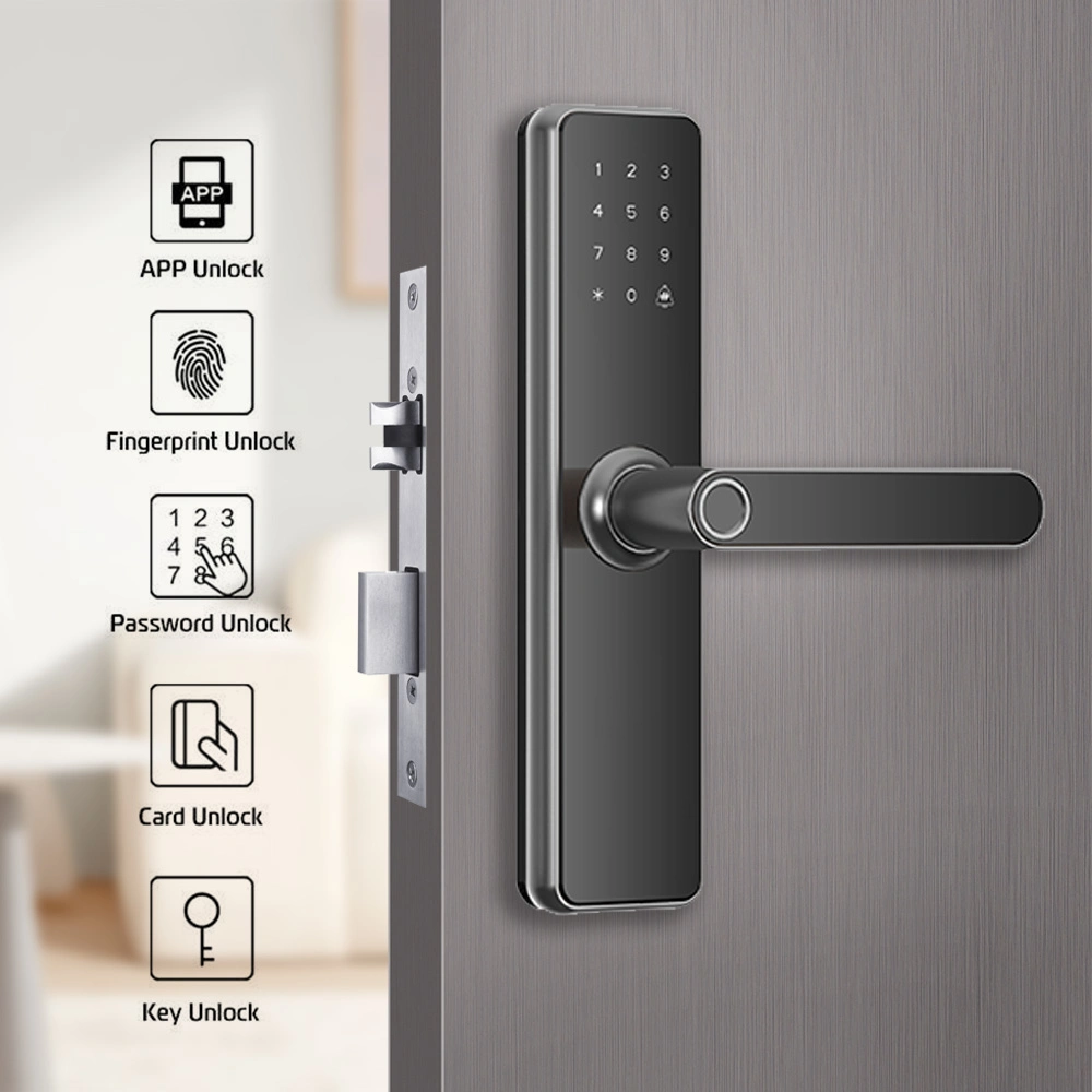 Multifunction Magnetic Card High quality/High cost performance Biometric Fingerprint Home Apartment Hotel Safe Smart Card Door Lock