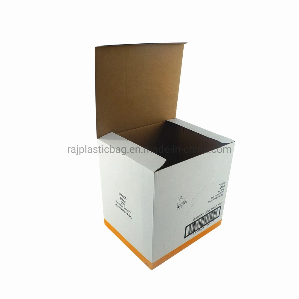 Logotipo personalizado utiliza caja de cartón corrugado correo fuerte para el envío de la especificación de dúplex