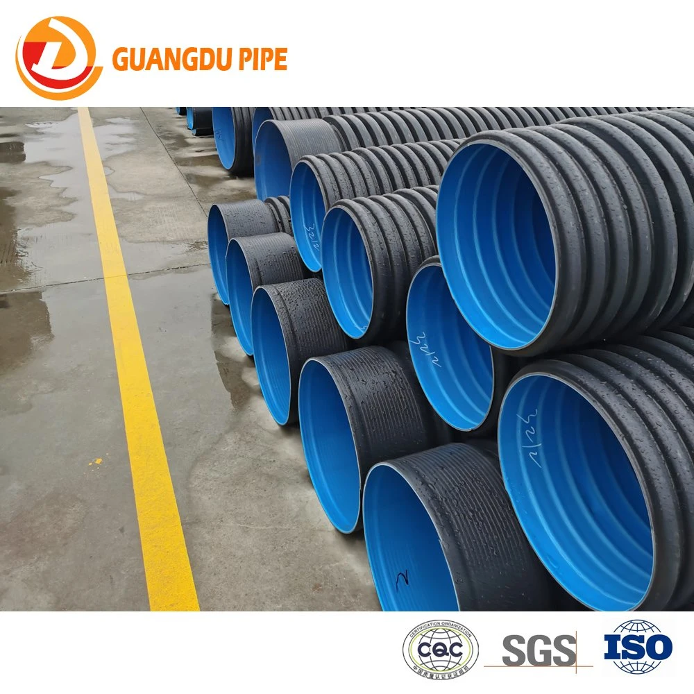 HDPE Perforated Corrugated Drain Pipe Double Wall Corrugated Pipe