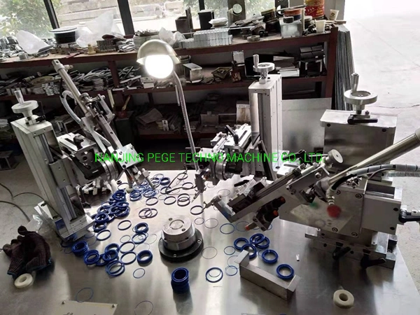 Automatic Oil Seal Trimmer and Seal Cup and Rubber Parts Flash Cut Trimming Machine