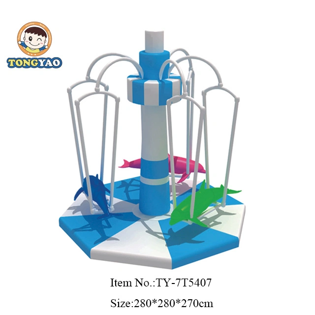 Indoor Electric Dolphin Shape Carousel Used Kiddie