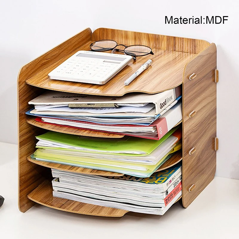 Foska 3 Layers 3mm MDF Office Organizer File Tray