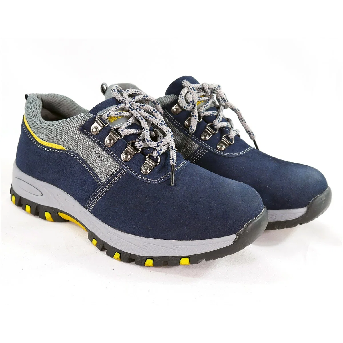 Wholesale/Supplier Blue Suede Cow Hide Steel Toe Cowhells Sole High quality/High cost performance  Low Price Durable Wear for Worker Safety Shoes