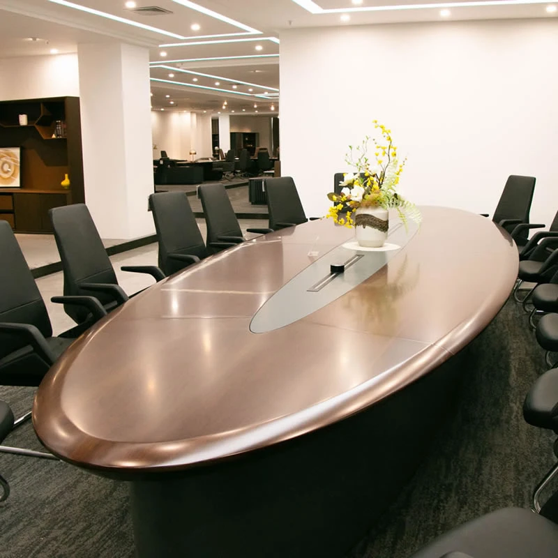 Großer, moderner Schreibtisch für Bürokonferenzen (HY-H03)