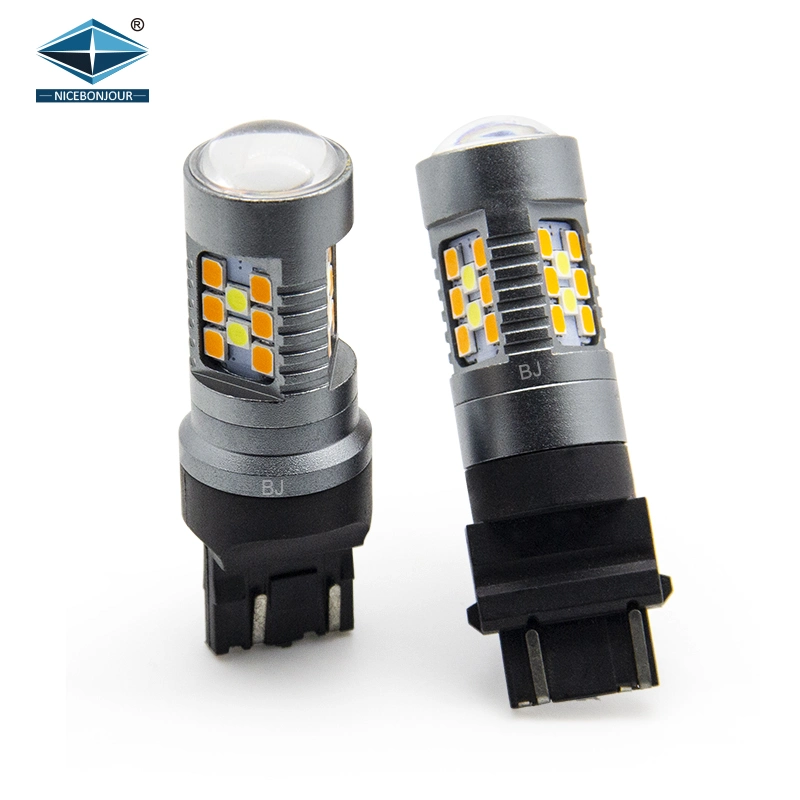 Auto Bernstein weiß Schalter Zurück LED Rücklicht Signal LED Rücklicht 1157 3157 7443 LED zweifarbige Lampe