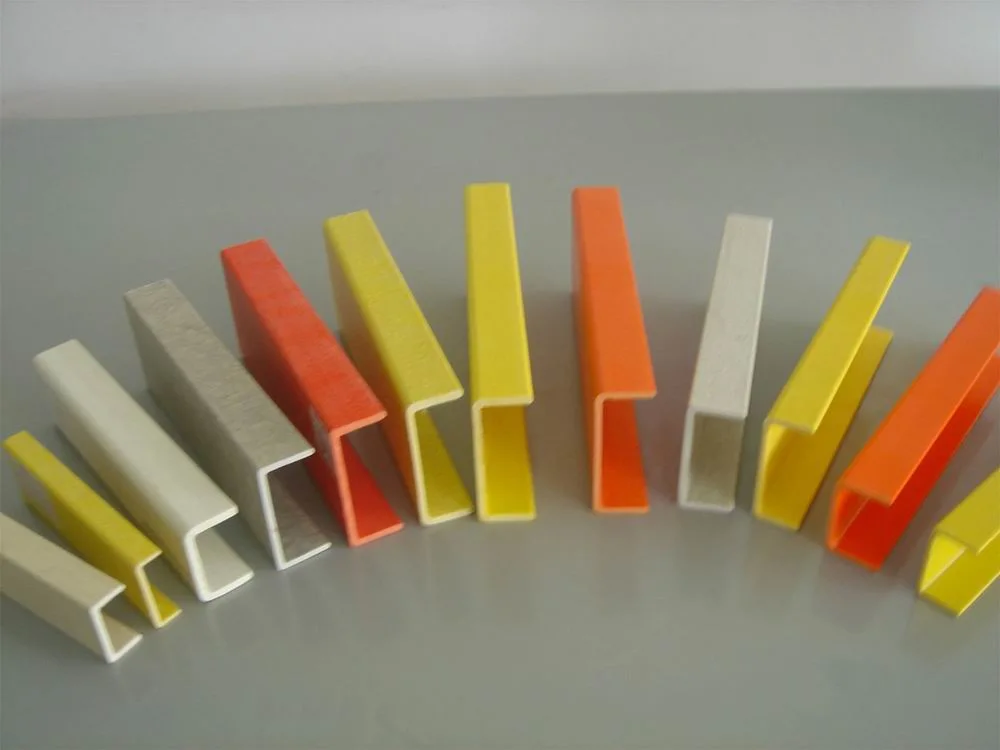 Pultrusion UV Resistant High Strength FRP Strut Channel, Fiberglass Strut Channel