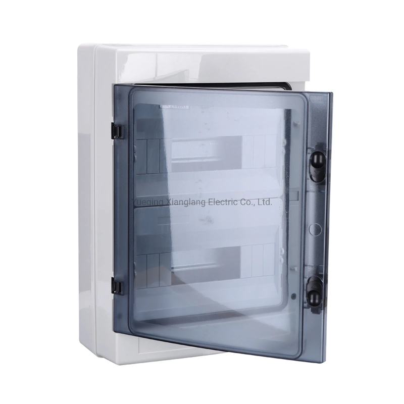 Ha-24way Outdoor Electrical Power Distribution Box ABS Enclosures PC Cover Waterproof Distribution Box Air Switch Box