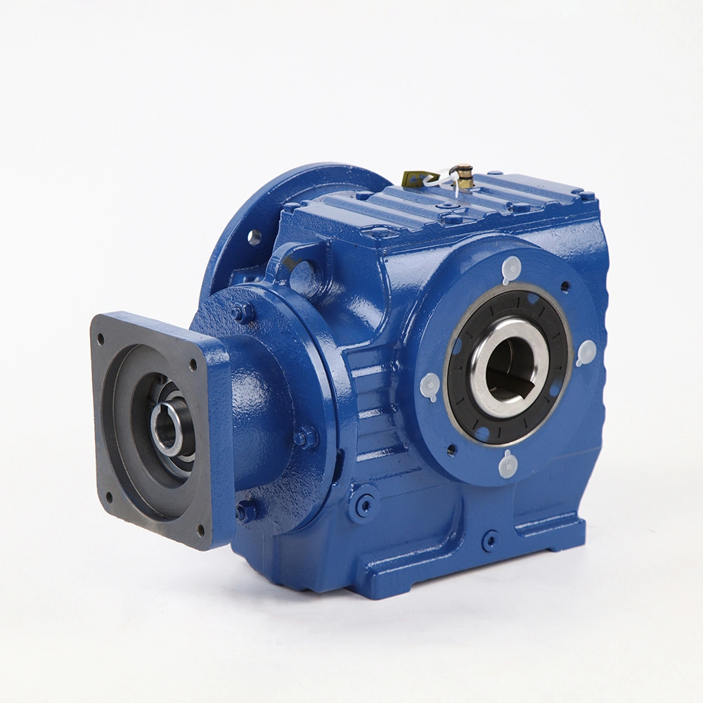 Helical Worm Gearbox Coupled with Servo Motor Flange Output Torque 1970nm