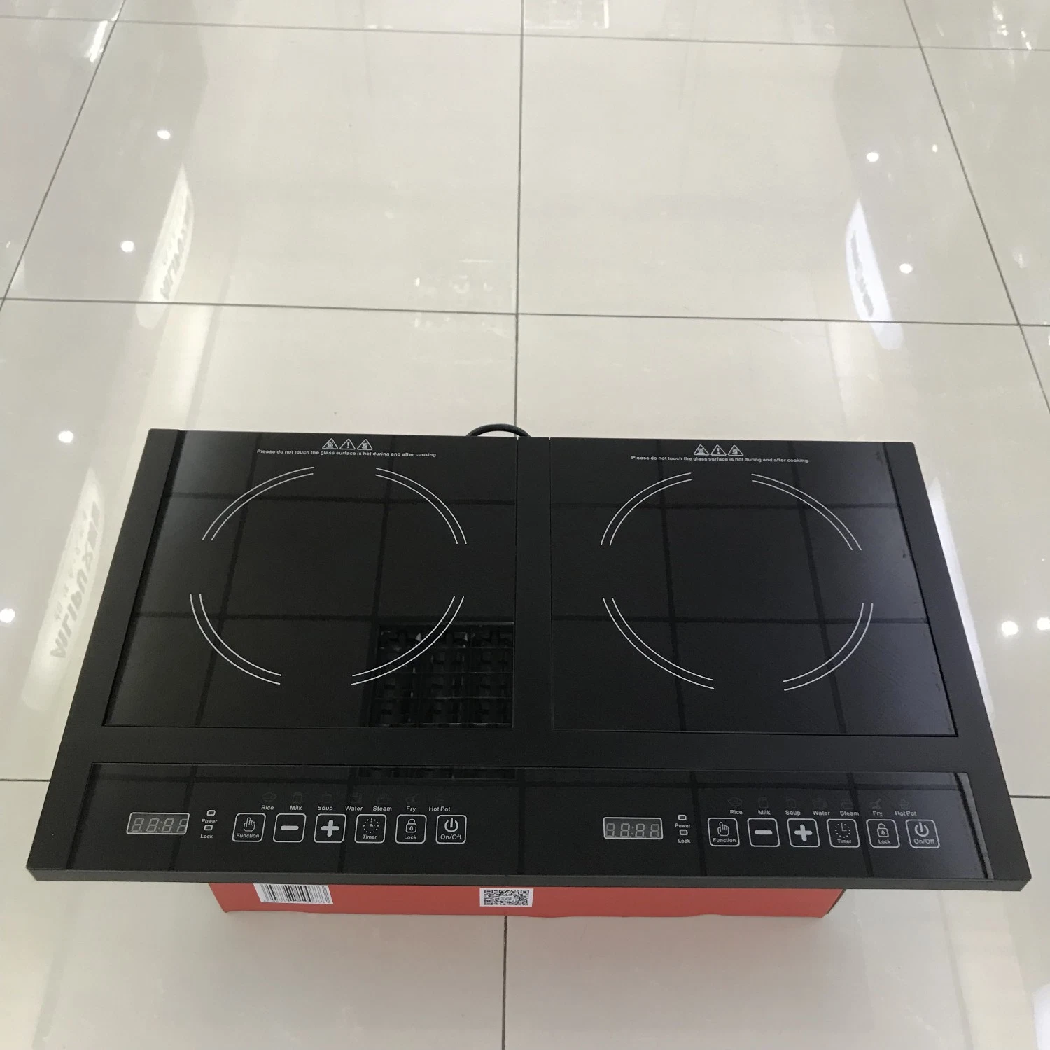 Double burners cheap price induction cooktop 1800W+1800W kitchen appliance