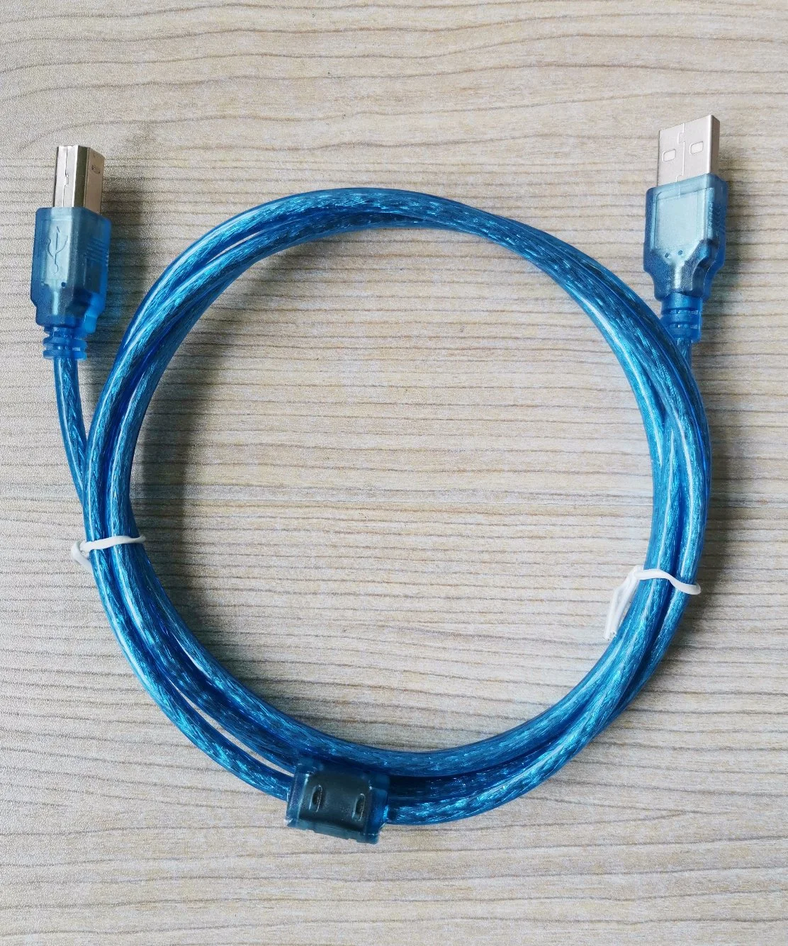 Transparent USB2.0 Cable Am to Bm USB Print Shielded Printer Cable