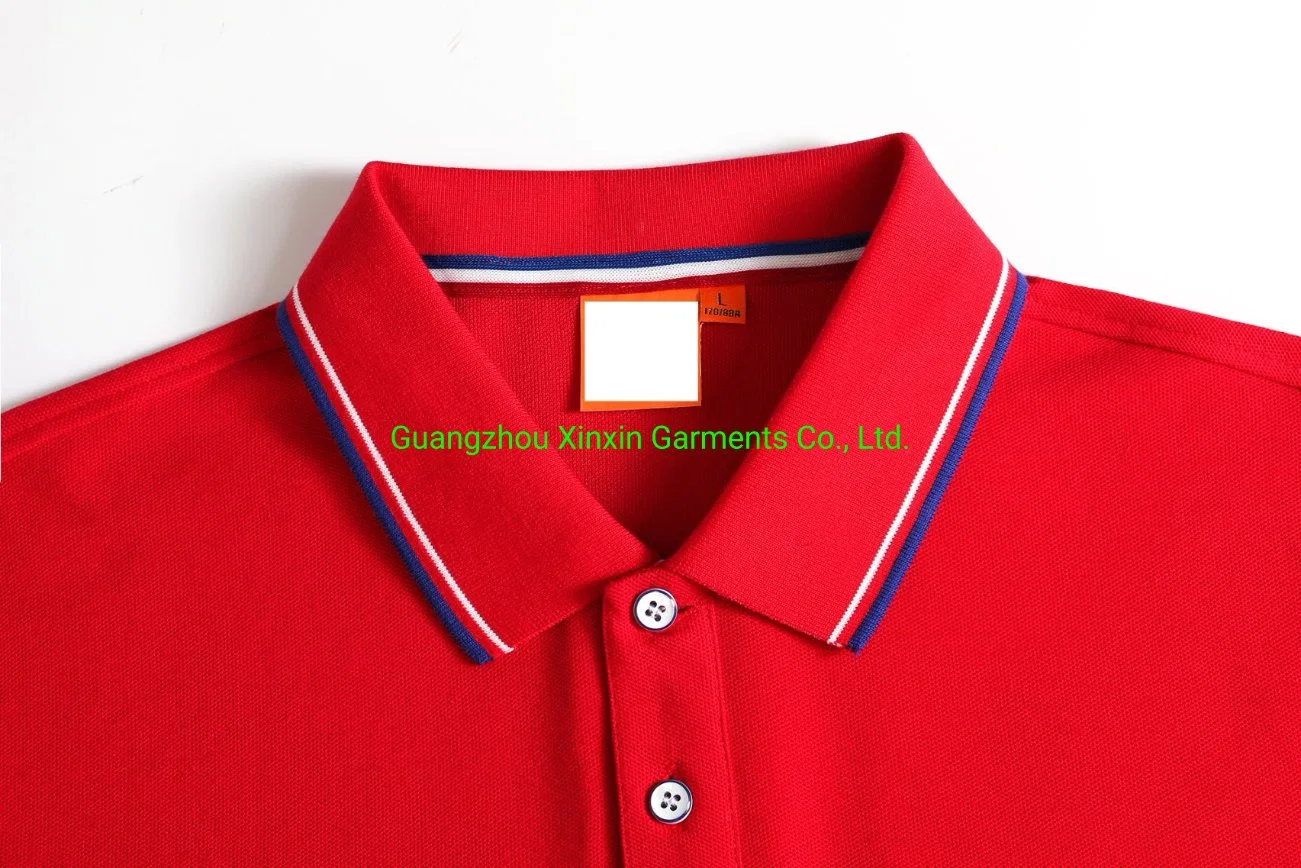 2022 New Factory Clothing Men's Uniform Logo Design Polo Shirt Cotton Breathable Soft Basic Polo (9908A)