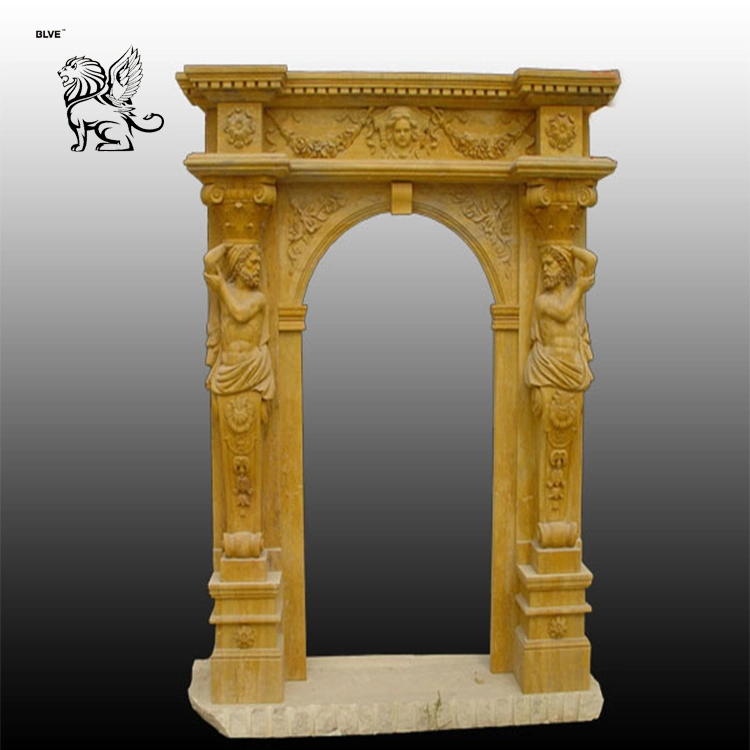 European Craft Carved Marble Doorpost Mdfy-13