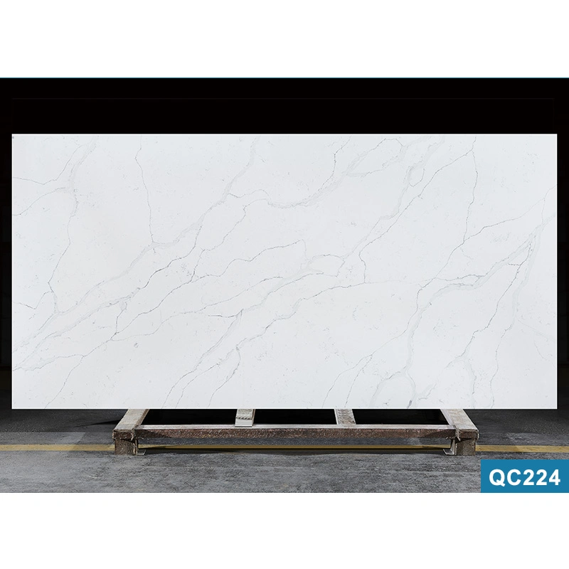 Engineered Quartz Stone Calacatta 2cm 3cm/Cutting for Free/Komanstone