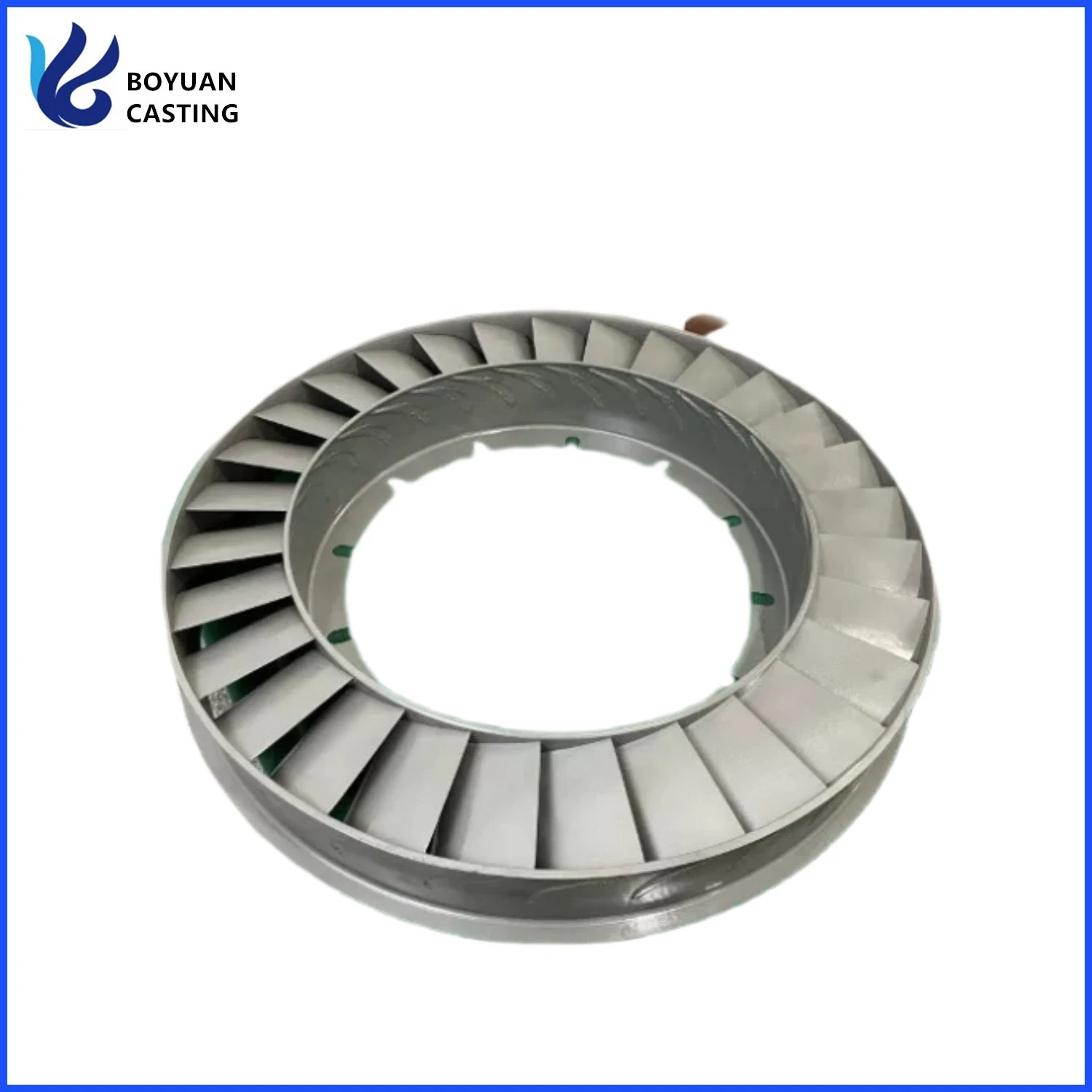 Lost Wax Precision Casting Superalloy Nozzle Ring Used for Locomotive and Marine Turbocharger