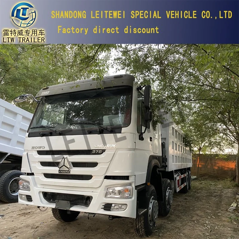 Sinotruk HOWO 371HP 6X4 Euro 2 Euro3 375HP 8X4 12wheel Rhd LHD 40ton 60ton Used Tipper Dump Truck