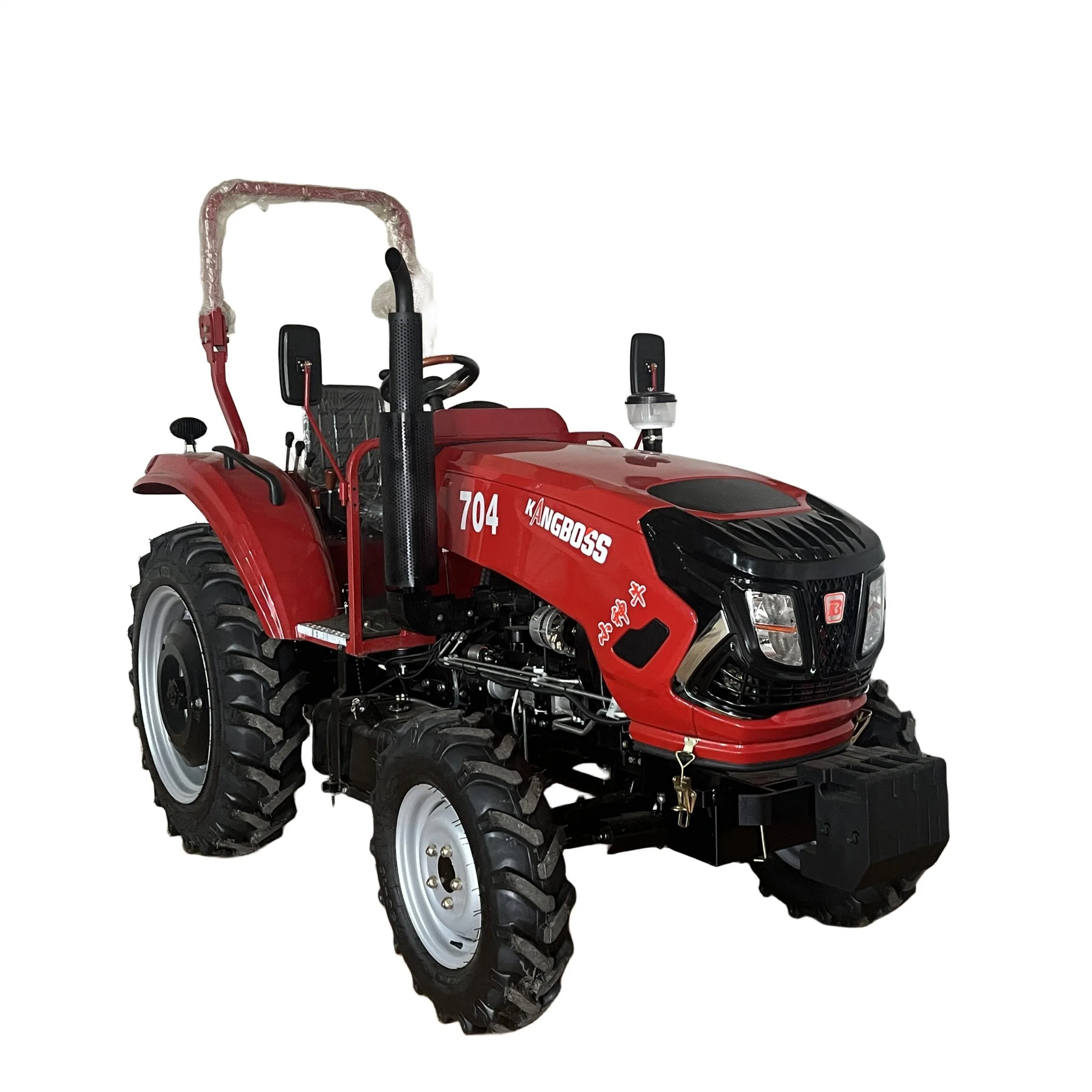 Novo design de máquinas agrícolas 4X4 Jardim da Roda Orchard 60HP 70HP Trator com Certificado CE