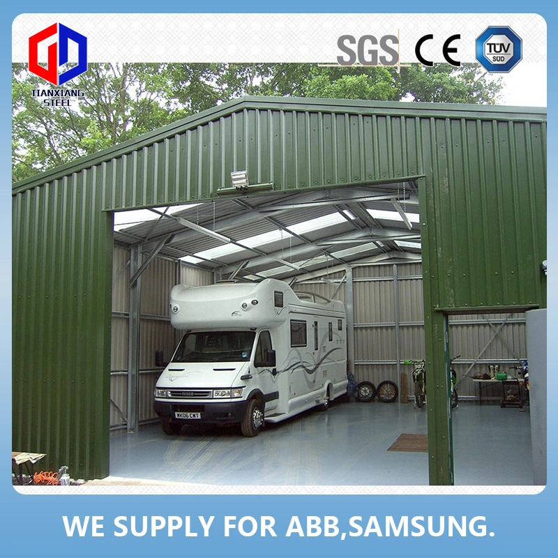 Cheap Light Frame Steel Structure Warehouse Steel Structure Garage Prefab House