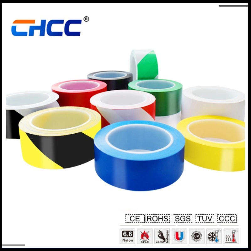 PVC Warning Tape Clean Workshop with Landmark Tape Wear-Resistant Zebra Crossed Floor Tape