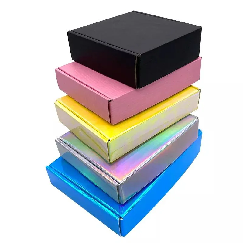 Custom Luxury Black Carton Color Gift Paper Packaging Box for Shipping