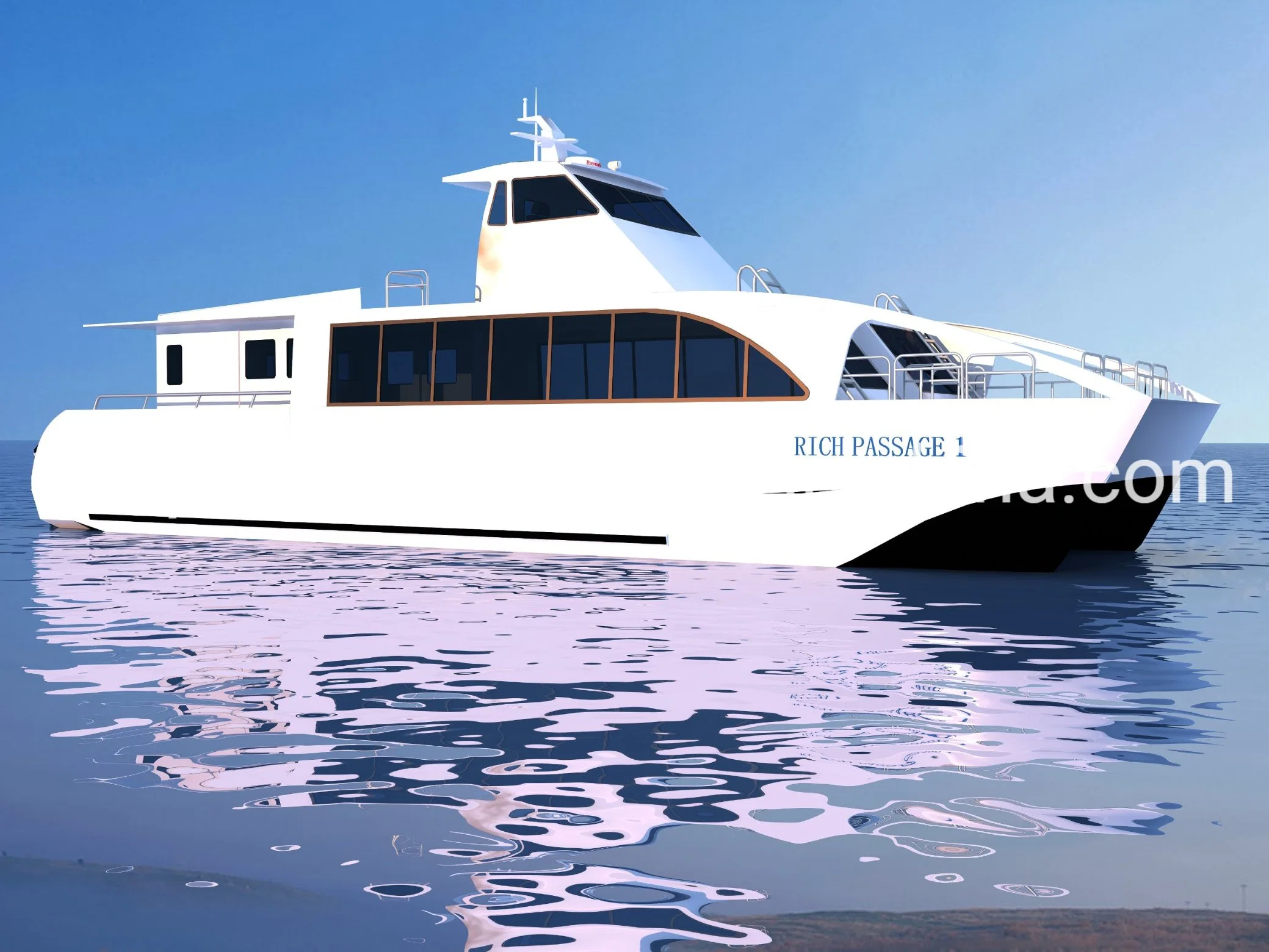 75 Pax Aluminium Catamaran Passenger Ship