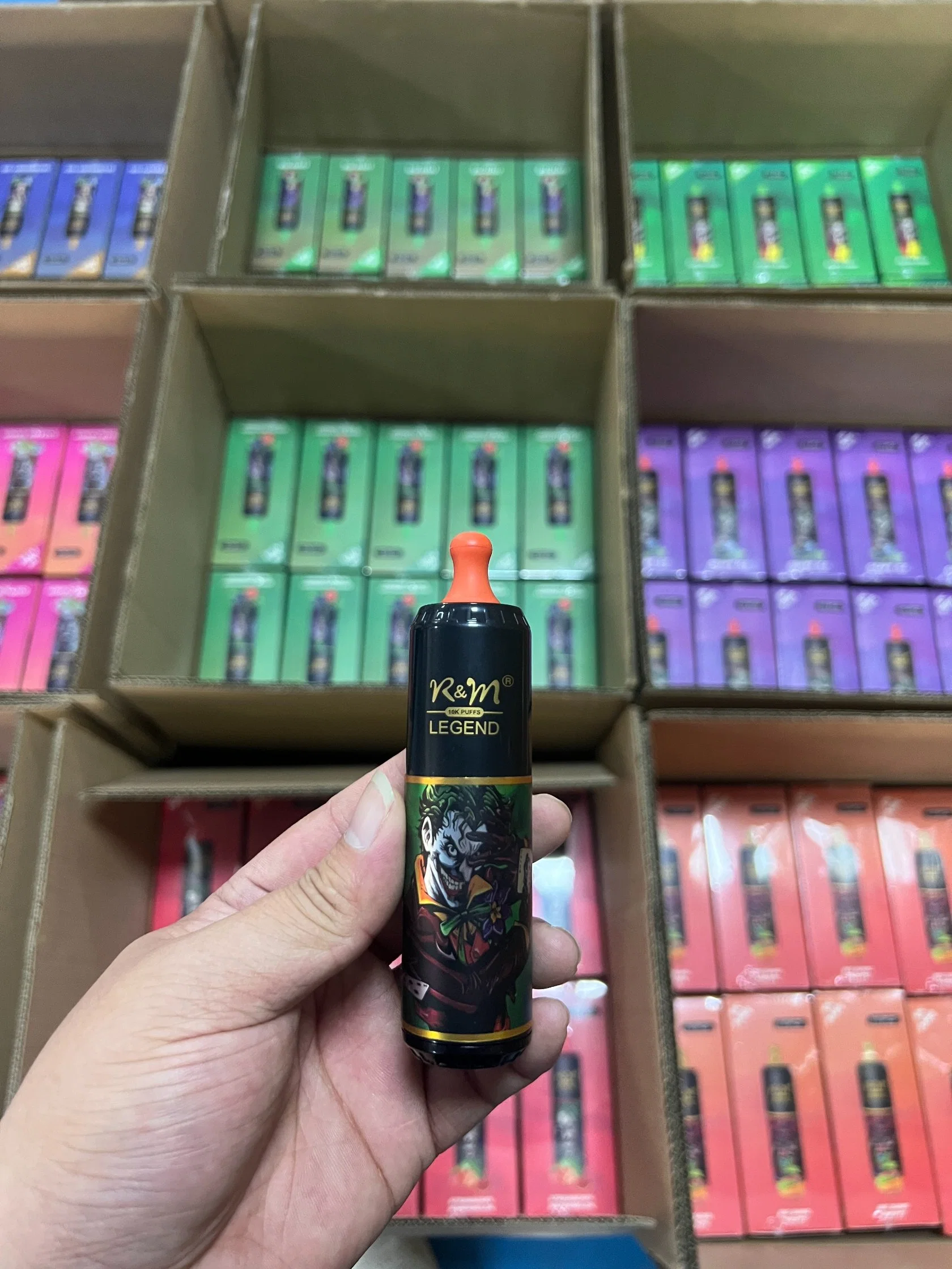 أسطورة 10K تورنادو 7000 بافيس Disposable/Chargeable Vape Pen 50 ملغ مصباح LED وامض RGB قابل لإعادة الشحن ومأخذ للاستخدام مع Mini vape