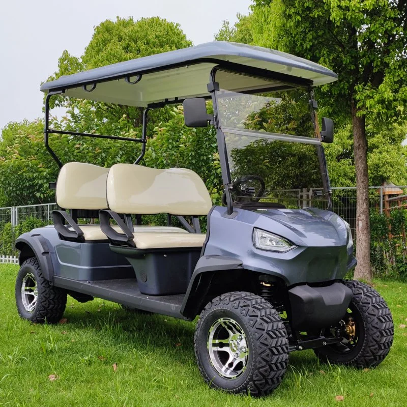 4 Seater 72 Volt Lithium Battery Small Electric Vehicle off Road Golf Cart Car