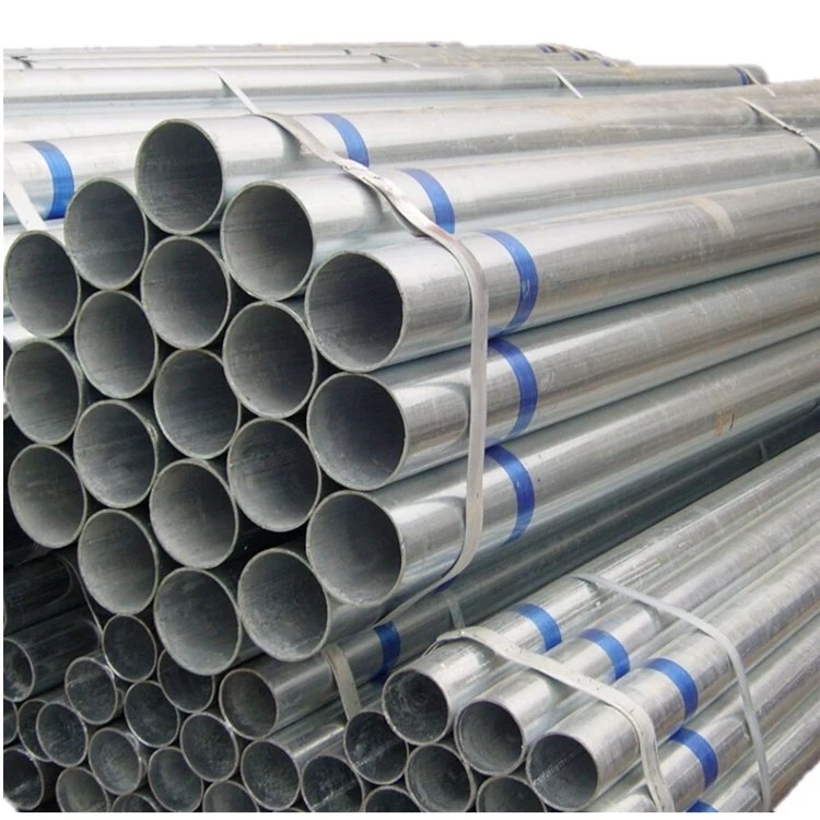 Wholesale/Supplier ERW Carbon Steel Painted/Pre-Galvanized/HDG Water Pipe Round BS1387 Manufacture for Sale