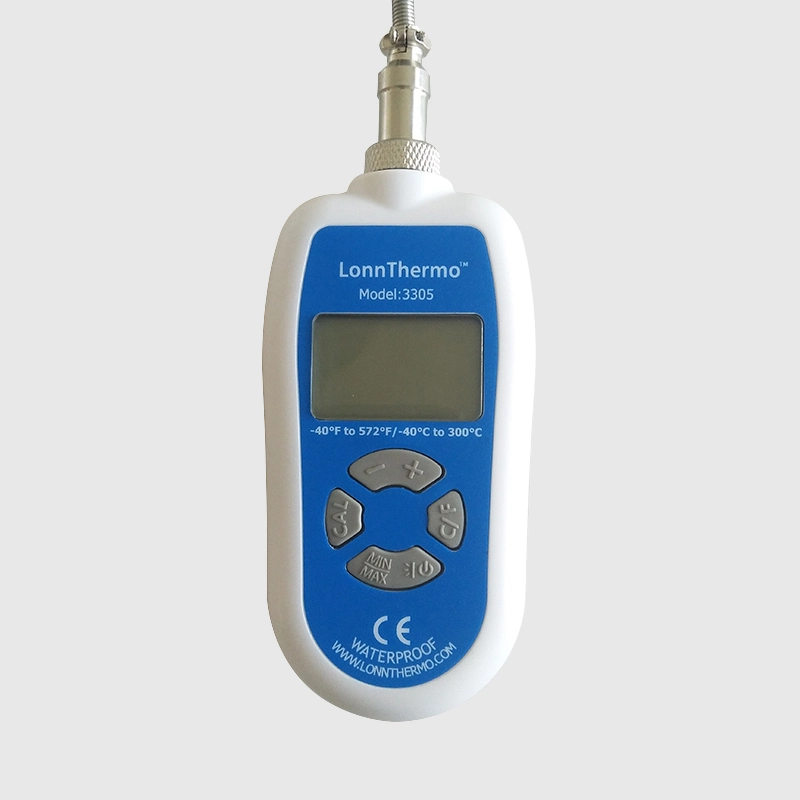 IP68 HACCP Digital Industrial Thermometer Digital Food Meat BBQ Thermometer Mit schnellem Thermoelement Typ K