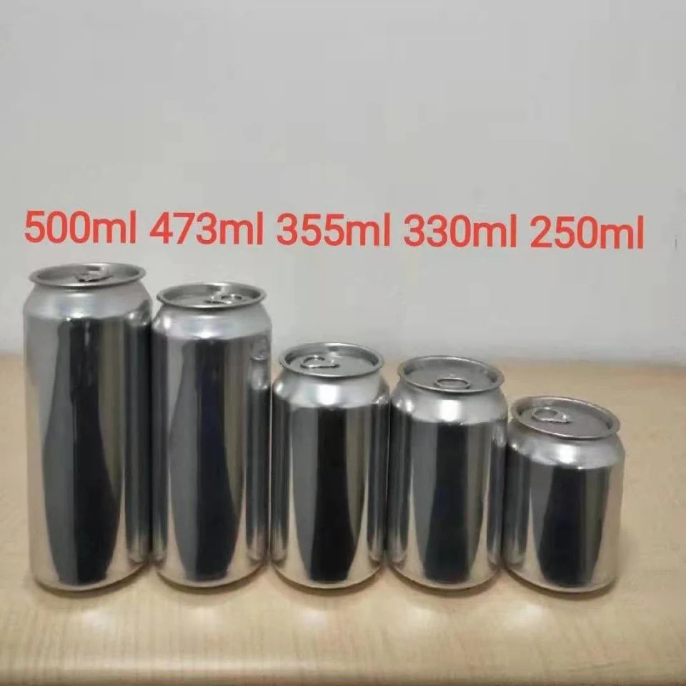 Aluminum Beverage Cans with Easy Open Lid