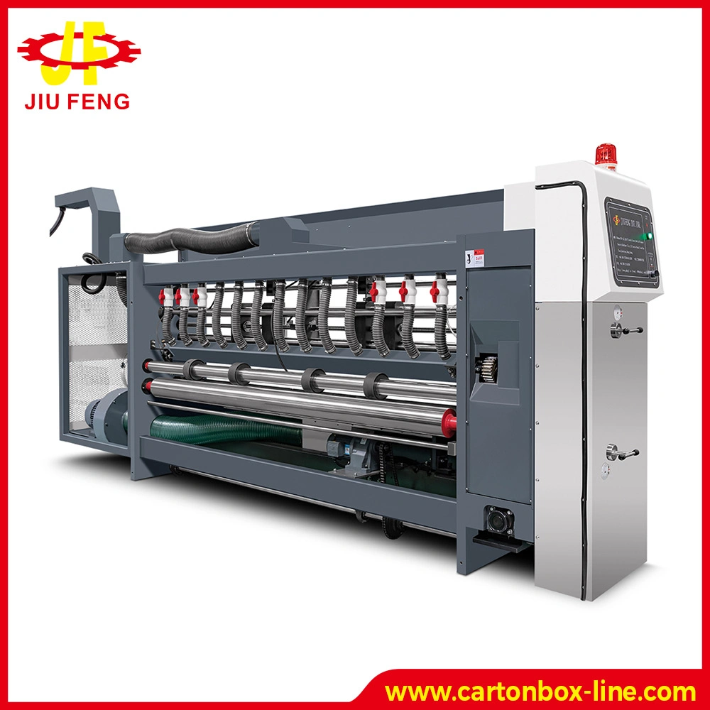 G4 de alta velocidade automática Impressão Flexo Engatou Die-Cutting Máquina máquina de papel ondulado Jiufeng máquinas de cartão