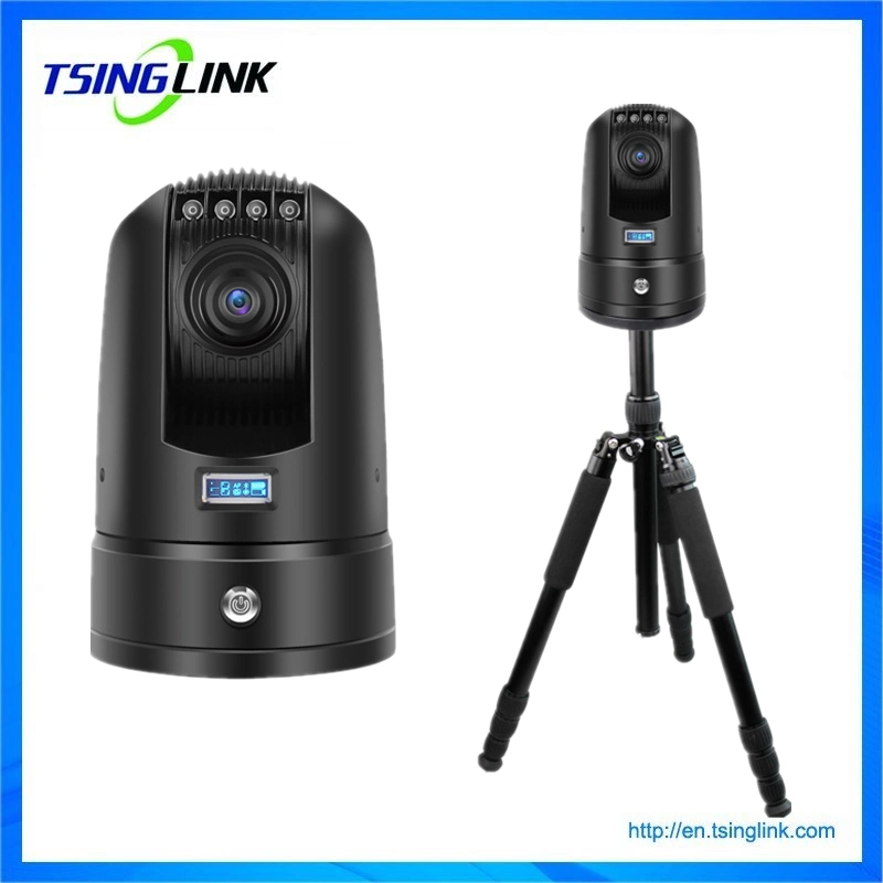 Wireless Remote Electric Power Line Maintenance Repair Monitoring Recording Battery 4G PTZ Mini Camera