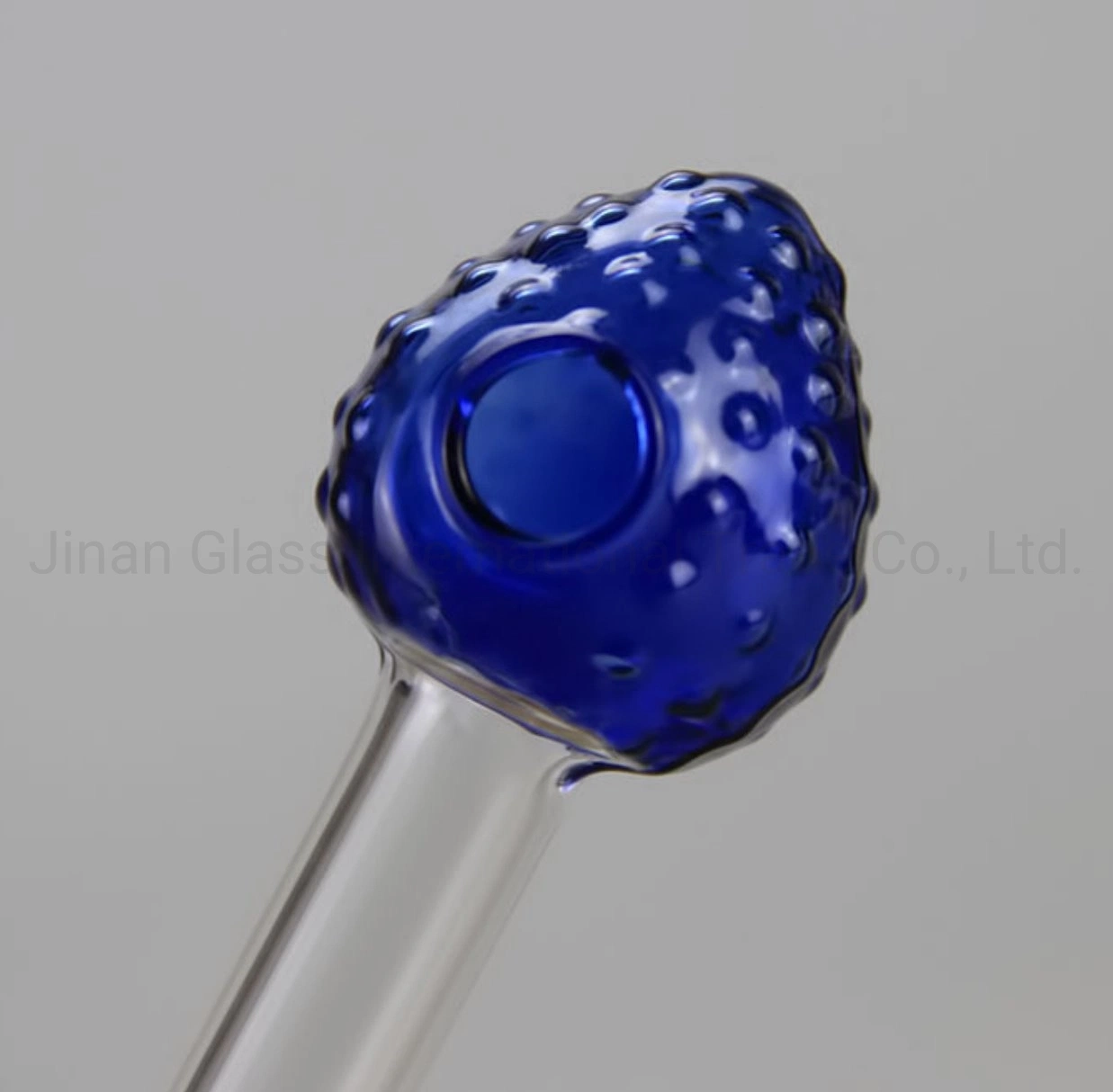 Strawberry Glass Pipe All Clear Glass Oil Burner Glass Tube Pyrex Pipe Oil Nail Water Pipe 12cm and 10cm