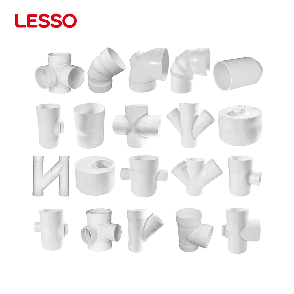 Hot Selling Pipe Fitting Products for Water Drain Dwv Y Tee High Pressure PVC Plastic Pipe Fitting Wye