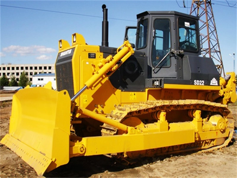 220 excavadora sobre orugas Shantui HP SD22 con el desgarrador de tres vástagos