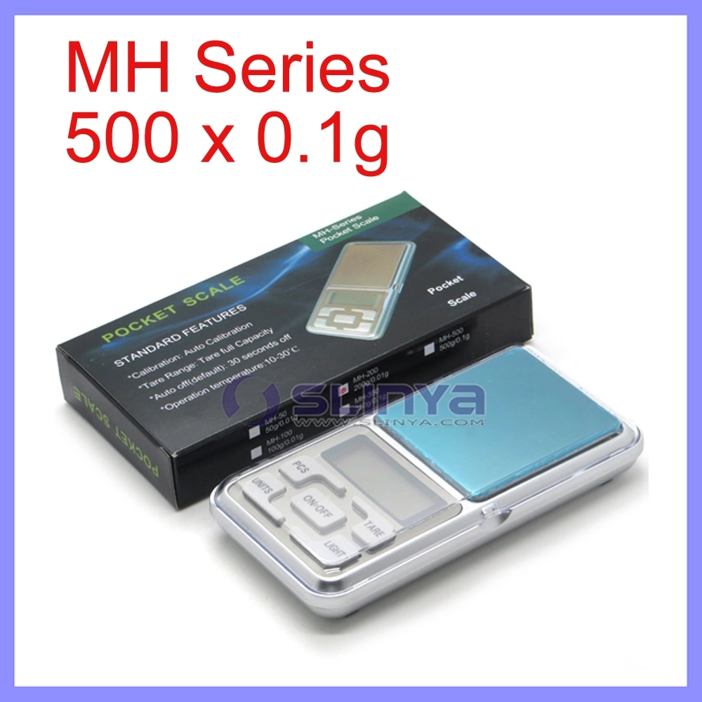 500g X 0.1g or 0.01g Transparent Cover/Tray Digital Electronic Mh 500 Scale