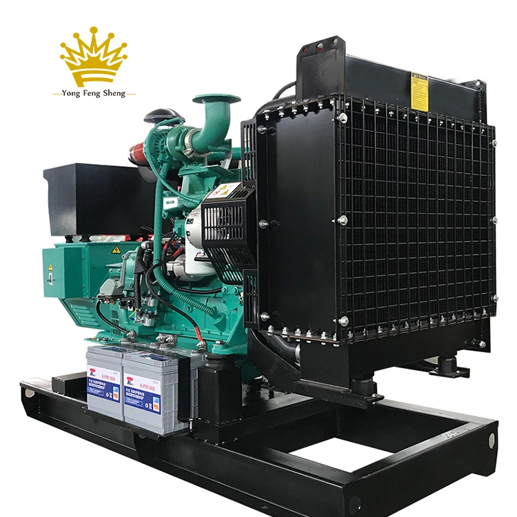 60kw 75kVA Three Phase Open Silent Electric Type Home Use Cummins Diesel Generator by Yofen