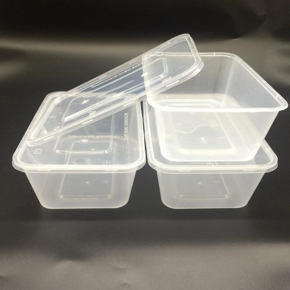 Colorful Customize OEM Lunch Meal Box Airtight Heat Resistance Recyclable Portable Lunch Containers Airline Bento Prep Meal Box Plastic PP Container